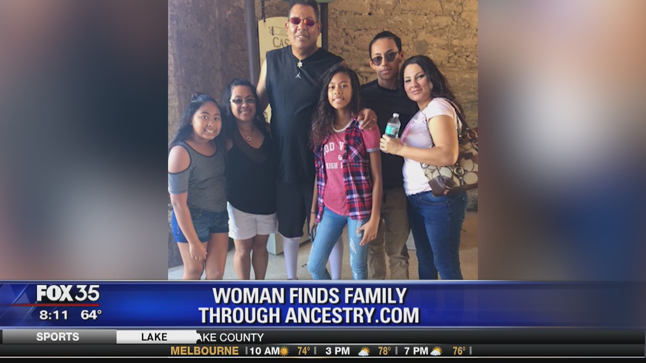 Woman finds family through ancestry.com