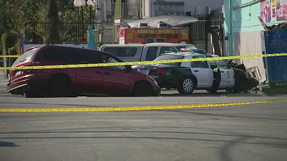 Police investigating crash involving LAPD squad car