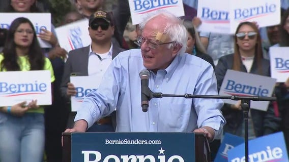 Bernie Sanders in Los Angeles