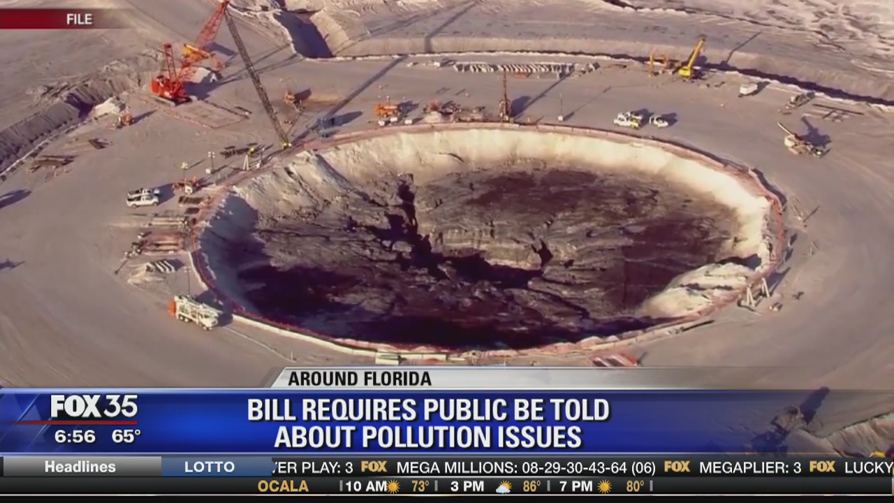 Bill requires public be told about pollution issues