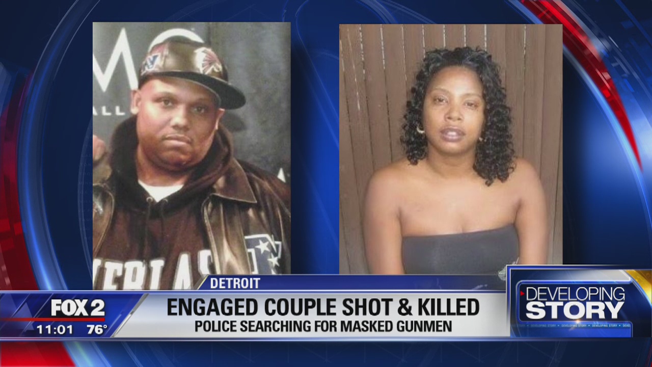 Engaged couple shot to death at home on Detroit's west side