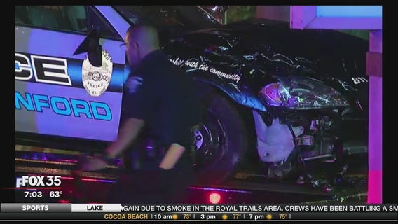 Sanford police car accident