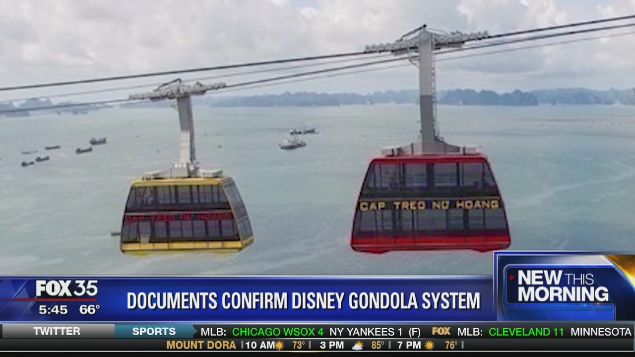 Dinsey confirms Disney gondola system
