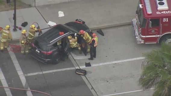 Quick work by emergency responders save life of crash victim