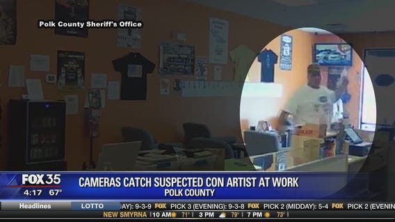 Cameras catch con man in Polk County