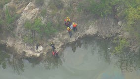 One person dead after car goes over canyon road in Glendora