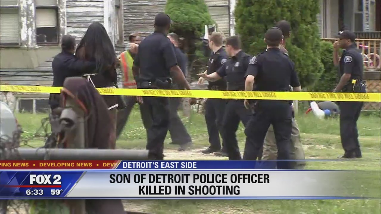 Son of Detroit police officer killed after dice game