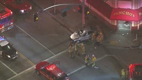 10 people injured in South L.A. crash