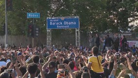 'Barack Obama Boulevard' unveiled in Los Angeles