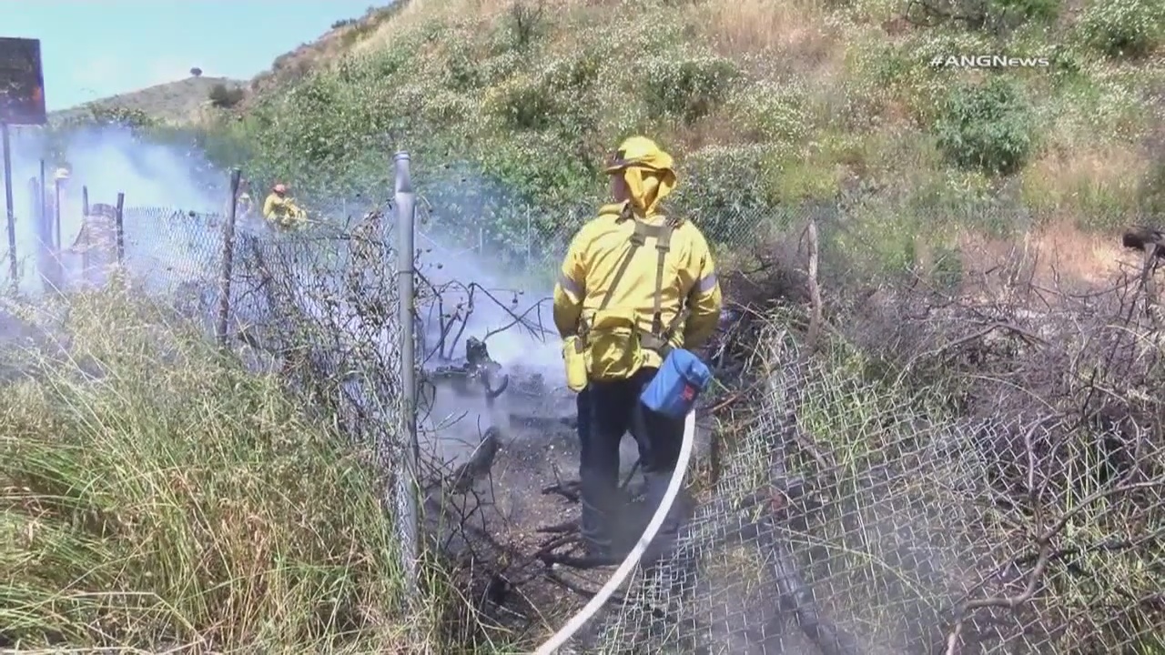 Small brush fire near Bel-Air believed to be arson
