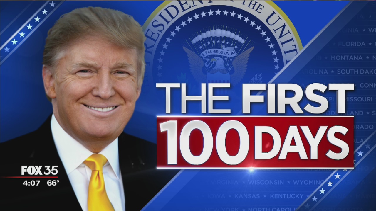 The first 100 days of President Trump