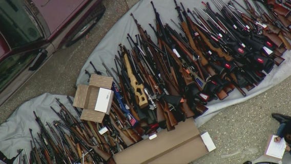 Hundreds of guns recovered in Holmby Hills