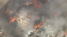 Pomona recycling facility fire
