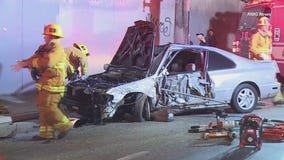 1 killed when car strikes bicycle near downtown LA