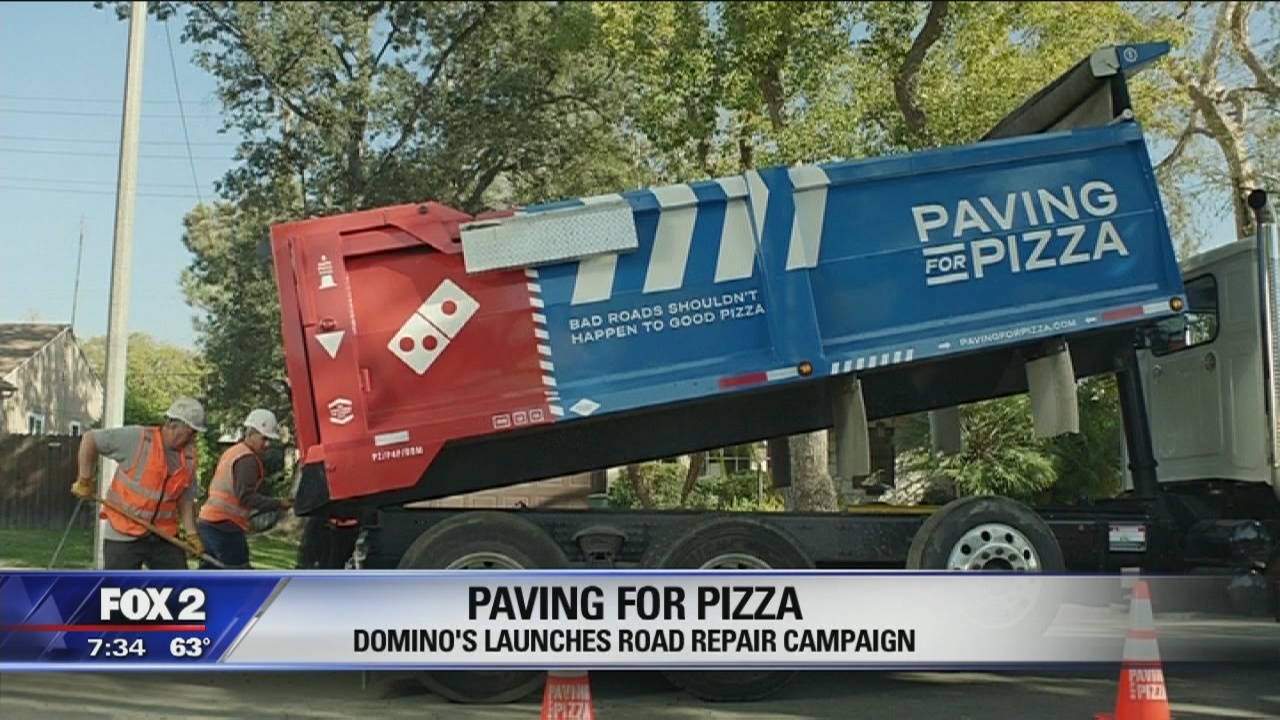 Domino's giving select cities pothole repair money to keep pizzas safe