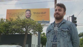 Hollywood man buys billboard to help find kidney donor
