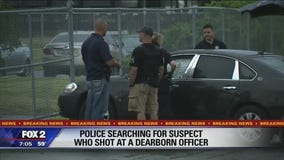 Suspect who crashed into police car, fired shot at Dearborn officer in custody