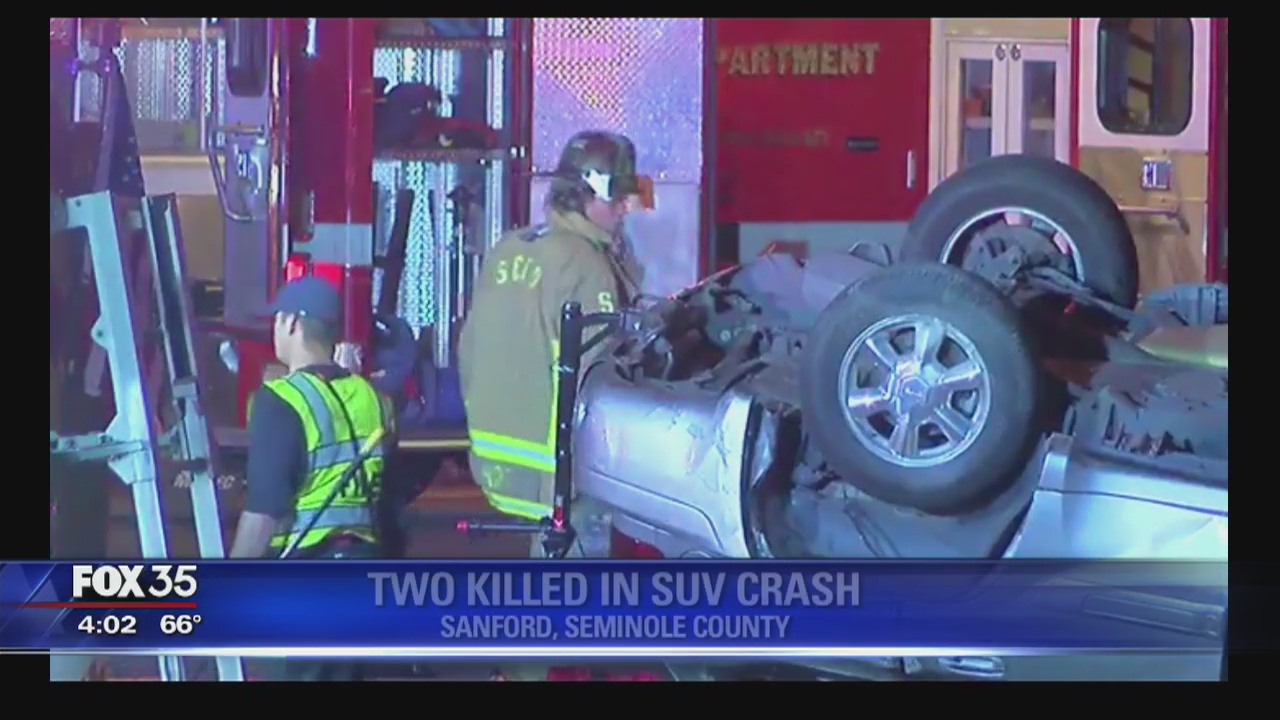 Two killed in SUV crash