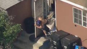 San Gabriel standoff ends, suspect fatally shot