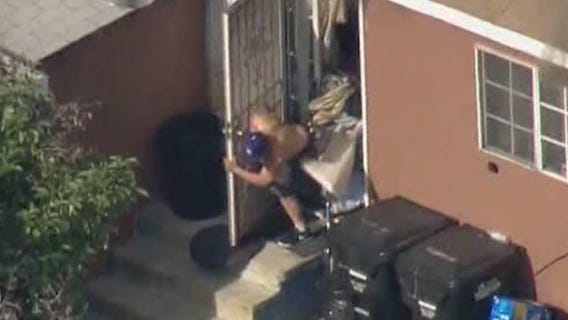 San Gabriel standoff ends, suspect fatally shot