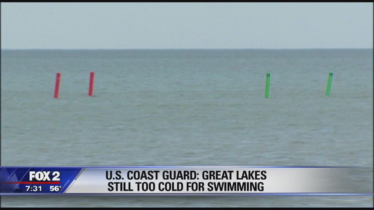 Great Lakes still too cold for swimming, warns U.S. Coast Guard