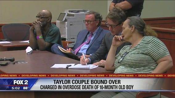 Taylor couple headed to trial after baby's overdose death