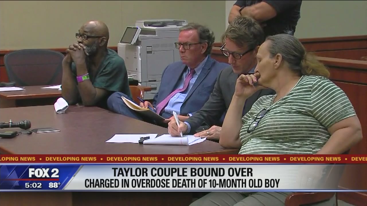 Taylor couple headed to trial after baby's overdose death