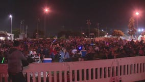 Third of July fireworks show in La Puente
