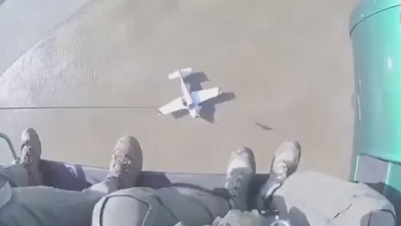 Plane goes down in wash in El Monte