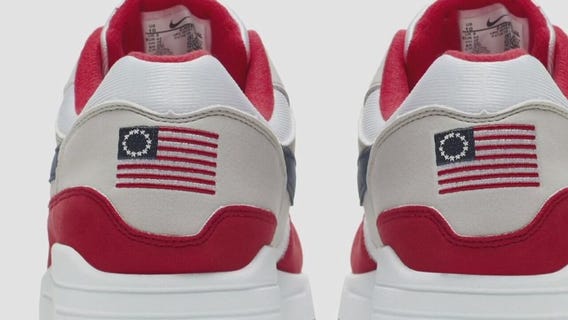 Nike faces backlash after abruptly pulling American flag shoes