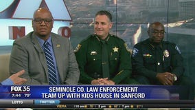 Seminole County law enforcement team up with kids house in Sanford