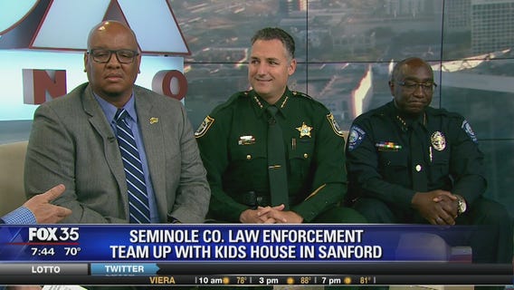 Seminole County law enforcement team up with kids house in Sanford