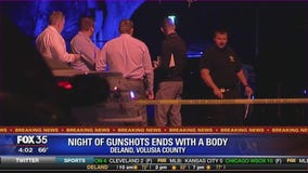 Night of gunshots ends with a body