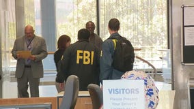 FBI agents serve search warrant at LADWP office