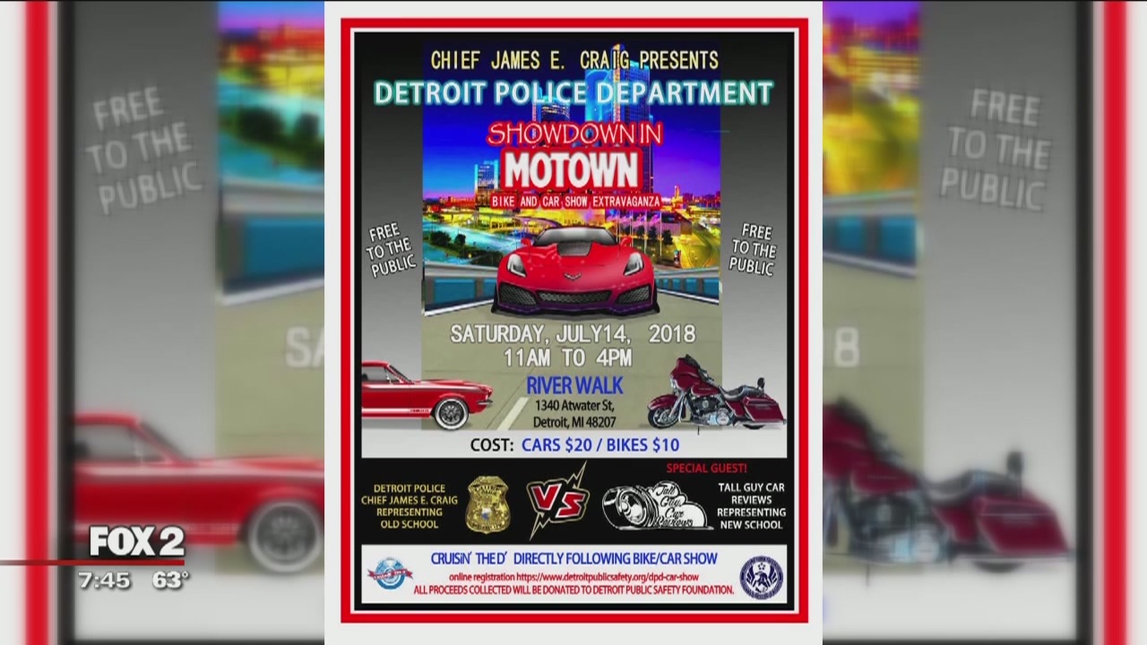 Showdown in Motown Bike and Car Show July 14