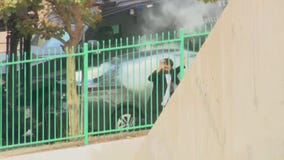 Standoff with kidnapping suspect ends this morning in downtown LA