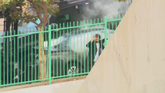 Standoff with kidnapping suspect ends this morning in downtown LA