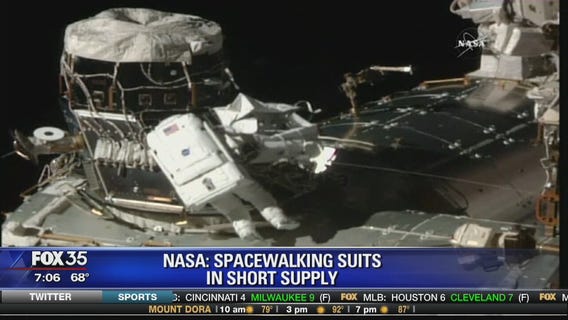 NASA: Spacewalking suits in short supply