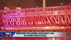 Man killed in downtown Detroit apartment fire