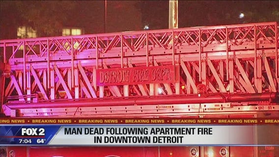 Man killed in downtown Detroit apartment fire