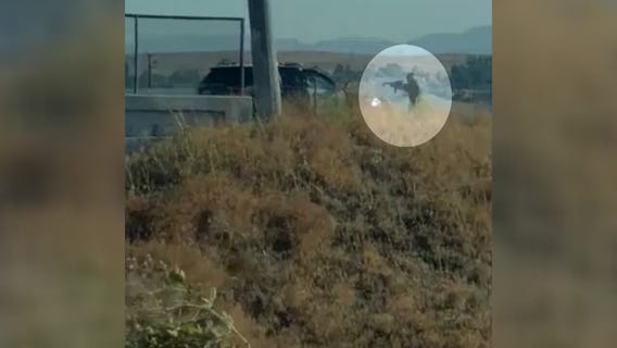 Moments gunfire erupts in Riverside caught on video