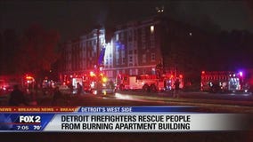 Resident reports seeing masked man at 3rd Detroit apartment fire in two days