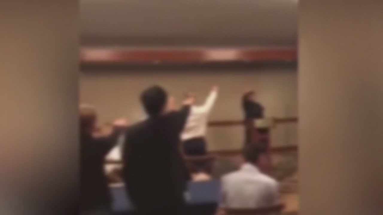 Video purports to show students in Orange County doing Nazi salute