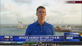 SpaceX launch set for 7:15 a.m.