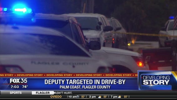 Deputy targeted in drive-by