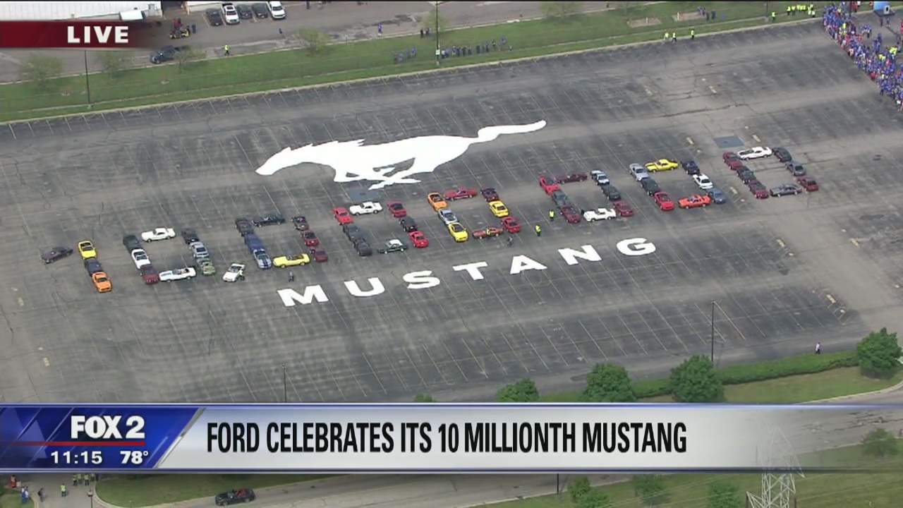 Ten millionth Mustang rolls off Ford assembly line