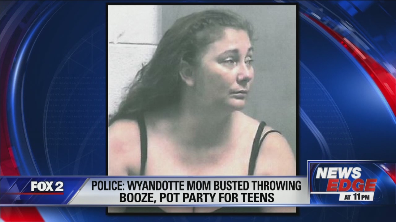 Mom in Wyandotte arrested for throwing booze, pot party for teens