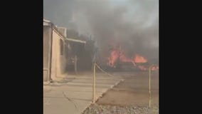 New video of Sandalwood fire in Calimesa