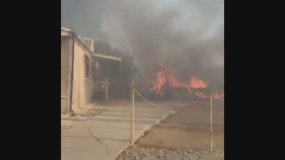 New video of Sandalwood fire in Calimesa