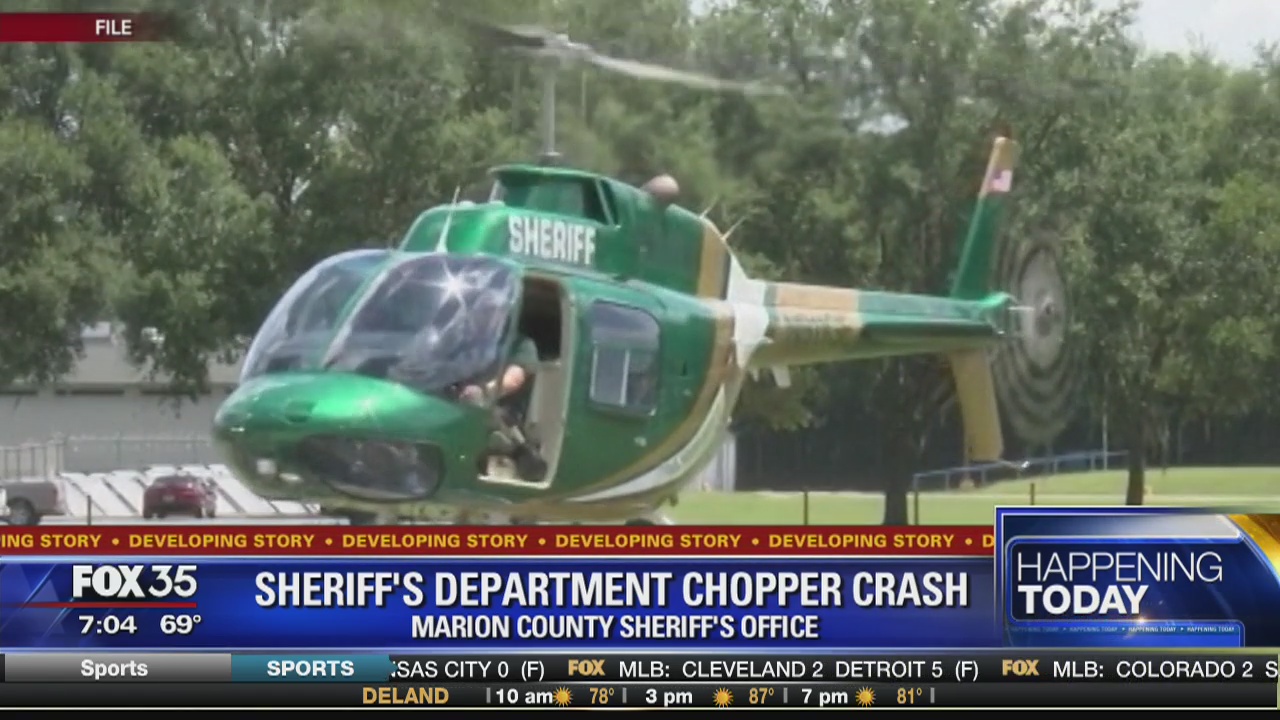 Sheriff's Department chopper crash